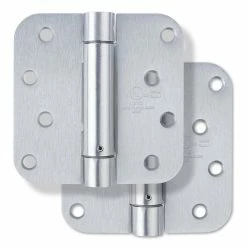 Best Sale ✔️ Westcraft 4 in. Steel Spring Door Hinge in Satin Chrome (Pack of 2) ✨