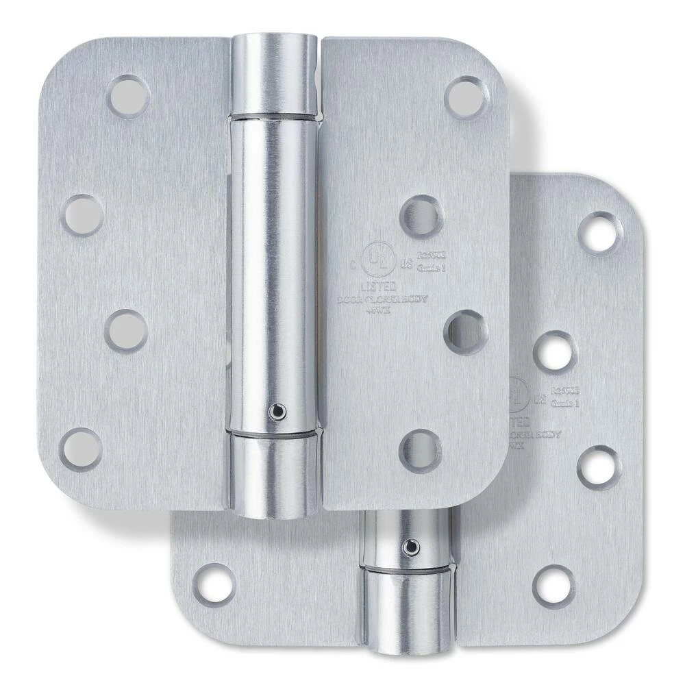 Best Sale ✔️ Westcraft 4 in. Steel Spring Door Hinge in Satin Chrome (Pack of 2) ✨ 3 Best Sale ✔️ Westcraft 4 in. Steel Spring Door Hinge in Satin Chrome (Pack of 2) ✨