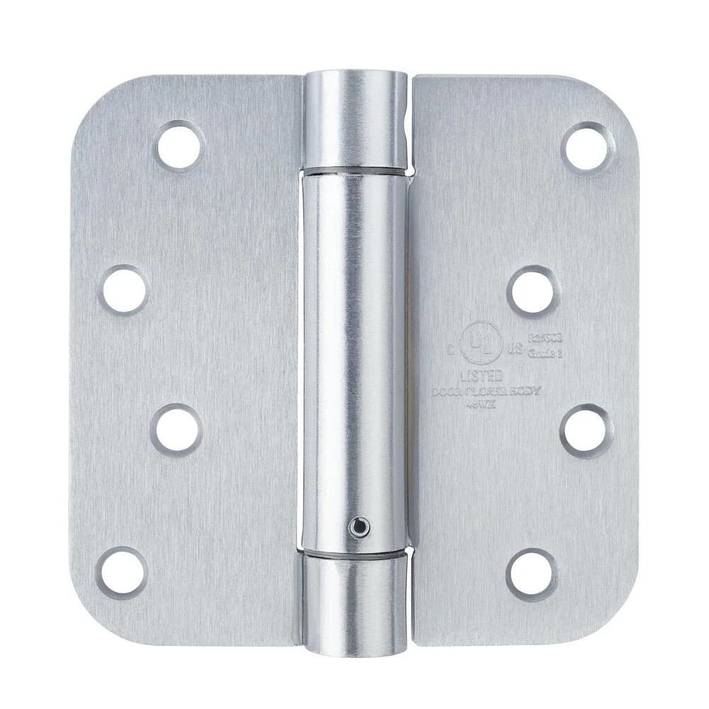 Best Sale ✔️ Westcraft 4 in. Steel Spring Door Hinge in Satin Chrome (Pack of 2) ✨ 4 Best Sale ✔️ Westcraft 4 in. Steel Spring Door Hinge in Satin Chrome (Pack of 2) ✨ - Image 2