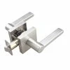 Best Pirce 🥰 Premier Flat Bar Lever Passage Door Lock in Satin Nickel 🛒 -Hardware Resources Sales Query 131
