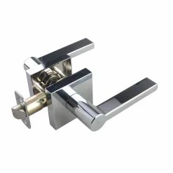 Best Pirce ✨ Premier Flat Bar Lever Passage Door Lock in Polished Chrome 🔥