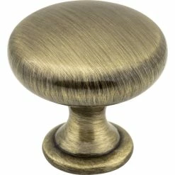 Best deal 🥰 Hardware Resources Madison 1-3/16 in. Cabinet Knob with Screw in Antique Brass ⭐