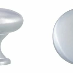 Best Sale 🌟 Hardware Resources Madison 1-3/16 in. Zinc Cabinet Knob in Brushed Chrome 😉