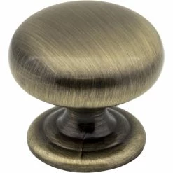 Deals 🎁 Hardware Resources Florence 1-1/4 in. Cabinet Knob with Screw in Antique Brass 🥰