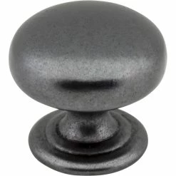 Flash Sale 👏 Hardware Resources Florence 1-1/4 in. Cabinet Knob with Screw in Gun Metal 😉
