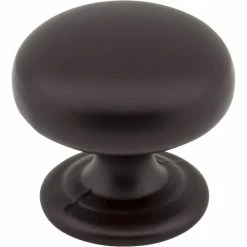 Cheap 🥰 Hardware Resources Florence 1-1/4 in. Cabinet Knob with Screw in Oil Rubbed Bronze ⭐