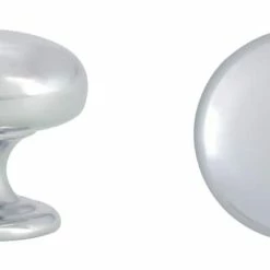 Wholesale 🎉 Hardware Resources Florence 1-1/4 in. Zinc Cabinet Knob in Polished Chrome 🎉