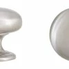 Promo 👏 Hardware Resources Florence 1-1/4 in. Zinc Cabinet Knob in Satin Nickel ⌛ -Hardware Resources Sales Query 161