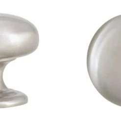 Promo 👏 Hardware Resources Florence 1-1/4 in. Zinc Cabinet Knob in Satin Nickel ⌛