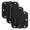 Best Pirce 🎉 Westcraft 3-1/2 in. Steel Door Hinge in Matte Black (Pack of 3) 🥰