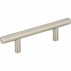 Best deal 🧨 Hardware Resources Naples 5-3/8 in. Cabinet Bar Pull with 2 Screws in Satin Nickel 😀