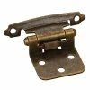 Best Sale 🤩 Hardware Resources Flush Hinge with Screw and Pad in Brushed Antique Brass ❤️ -Hardware Resources Sales Query 211