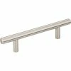 New 💯 Hardware Resources Naples 6-1/8 in. Cabinet Bar Pull with 2 Screws in Satin Nickel 🎁