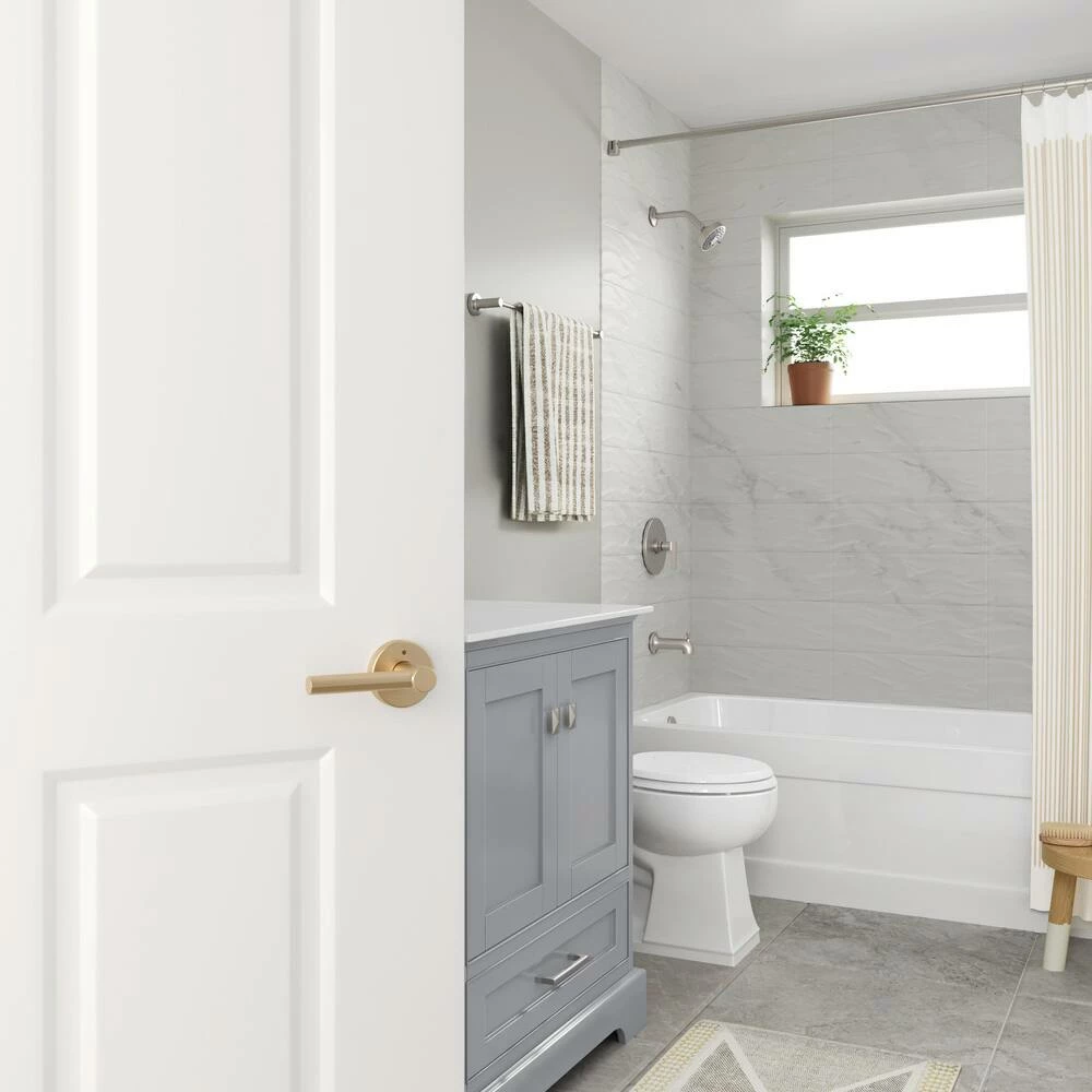 Budget โจ Premier Round Rod Lever Privacy Door Lock in Brushed Gold ๐คฉ 6 Budget โจ Premier Round Rod Lever Privacy Door Lock in Brushed Gold ๐คฉ - Image 4