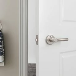 Top 10 ❤️ Premier Round Rod Lever Privacy Door Lock in Satin Nickel 🎁 -Hardware Resources Sales Query 228