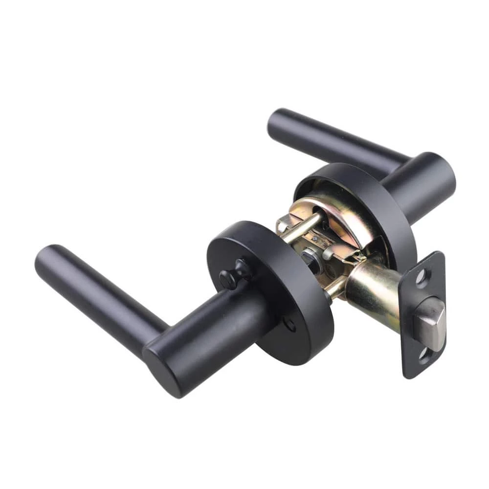 Best Sale ๐ Premier Round Rod Lever Privacy Door Lock in Matte Black โค๏ธ 4 Best Sale ๐ Premier Round Rod Lever Privacy Door Lock in Matte Black โค๏ธ - Image 2