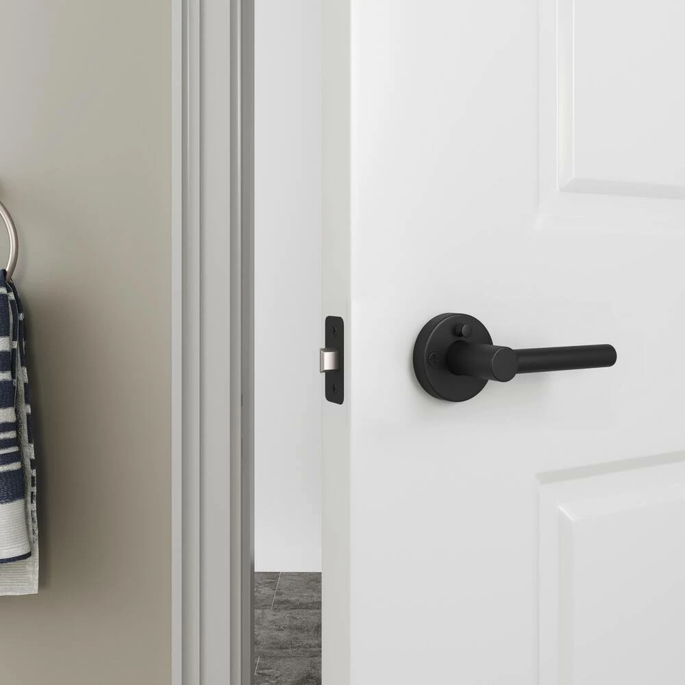Best Sale ๐ Premier Round Rod Lever Privacy Door Lock in Matte Black โค๏ธ 6 Best Sale ๐ Premier Round Rod Lever Privacy Door Lock in Matte Black โค๏ธ - Image 4