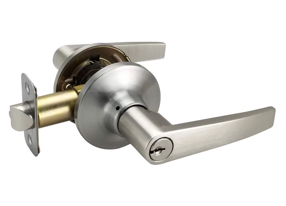 Hot Sale ๐ Straight Lever Entrance Door Lock in Satin Nickel ๐ฅ 3 Hot Sale ๐ Straight Lever Entrance Door Lock in Satin Nickel ๐ฅ