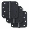 Hot Sale ❤️ Westcraft 4 in. Steel Door Hinge in Matte Black (Pack of 3) ❤️ -Hardware Resources Sales Query 256