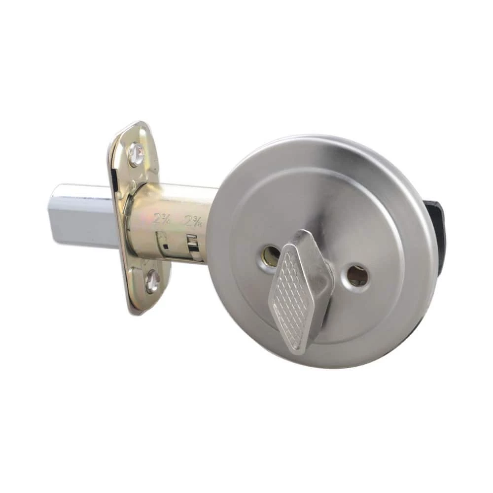 Cheapest ๐งจ Deadbolt Lock Single Sided Half Bore in Satin Nickel โ 3 Cheapest ๐งจ Deadbolt Lock Single Sided Half Bore in Satin Nickel โ