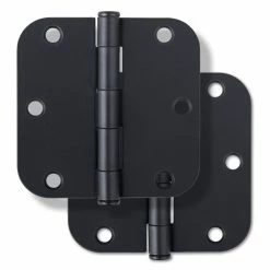 Buy 😍 Westcraft 3-1/2 in. Steel Door Hinge in Matte Black (Pack of 2) 🎉
