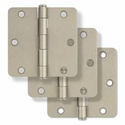Top 10 👍 Westcraft 3-1/2 in. Steel Door Hinge in Satin Nickel (Pack of 3) 🧨