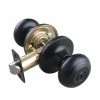 Outlet 🧨 Ridged Flat Ball Knob Privacy Door Lock in Matte Black 👏