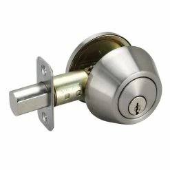 Flash Sale ❤️ Deadbolt Lock Single Cylinder in Satin Nickel 🛒