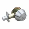 Deals 😀 Deadbolt Lock Single Cylinder in Satin Chrome 🤩 -Hardware Resources Sales Query 325