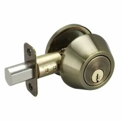 Brand new 🔔 Deadbolt Lock Single Cylinder in Antique Brass ✨