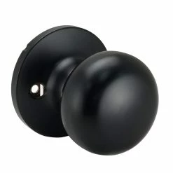 Best Pirce ⌛ Flat Ball Dummy Door Knob in Matte Black ✔️