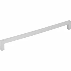 Best Sale 😉 Hardware Resources Stanton 233 mm. Square Cabinet Bar Pull with 2-Screw in Matte Silver 👏