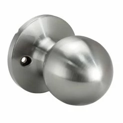 Discount ✔️ Ball Dummy Door Knob in Satin Nickel ❤️