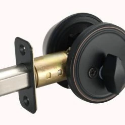 Flash Sale 😉 Flat Ball Knob Entrance & Deadbolt Lock in Oil Rubbed Bronze 🤩 -Hardware Resources Sales Query 359