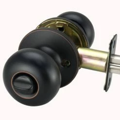 Flash Sale 😉 Flat Ball Knob Entrance & Deadbolt Lock in Oil Rubbed Bronze 🤩 -Hardware Resources Sales Query 360