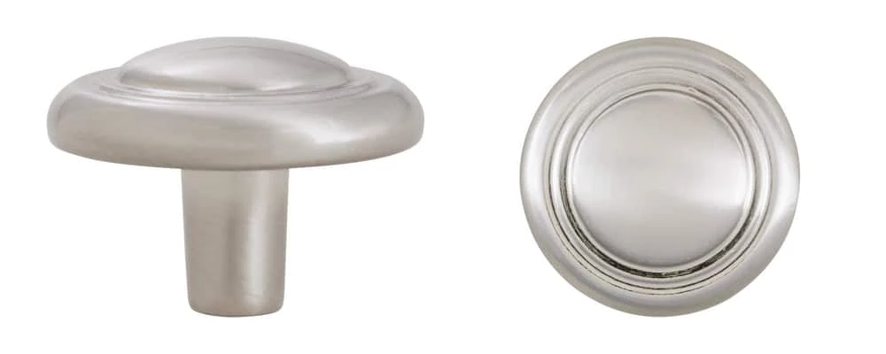 Best Sale โค๏ธ Hardware Resources Vienna 1-1/8 in. Zinc Cabinet Knob in Satin Nickel ๐ฅ 3 Best Sale โค๏ธ Hardware Resources Vienna 1-1/8 in. Zinc Cabinet Knob in Satin Nickel ๐ฅ