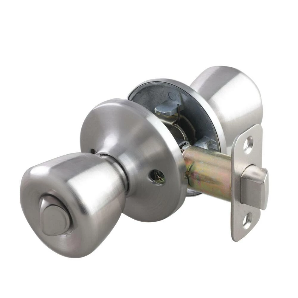Hot Sale ๐ Tulip Knob Privacy Door Lock in Satin Nickel ๐ฏ 4 Hot Sale ๐ Tulip Knob Privacy Door Lock in Satin Nickel ๐ฏ - Image 2