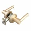 Brand new 🥰 Premier Round Rod Lever Entrance Door Lock in Brushed Gold 😉 -Hardware Resources Sales Query 415