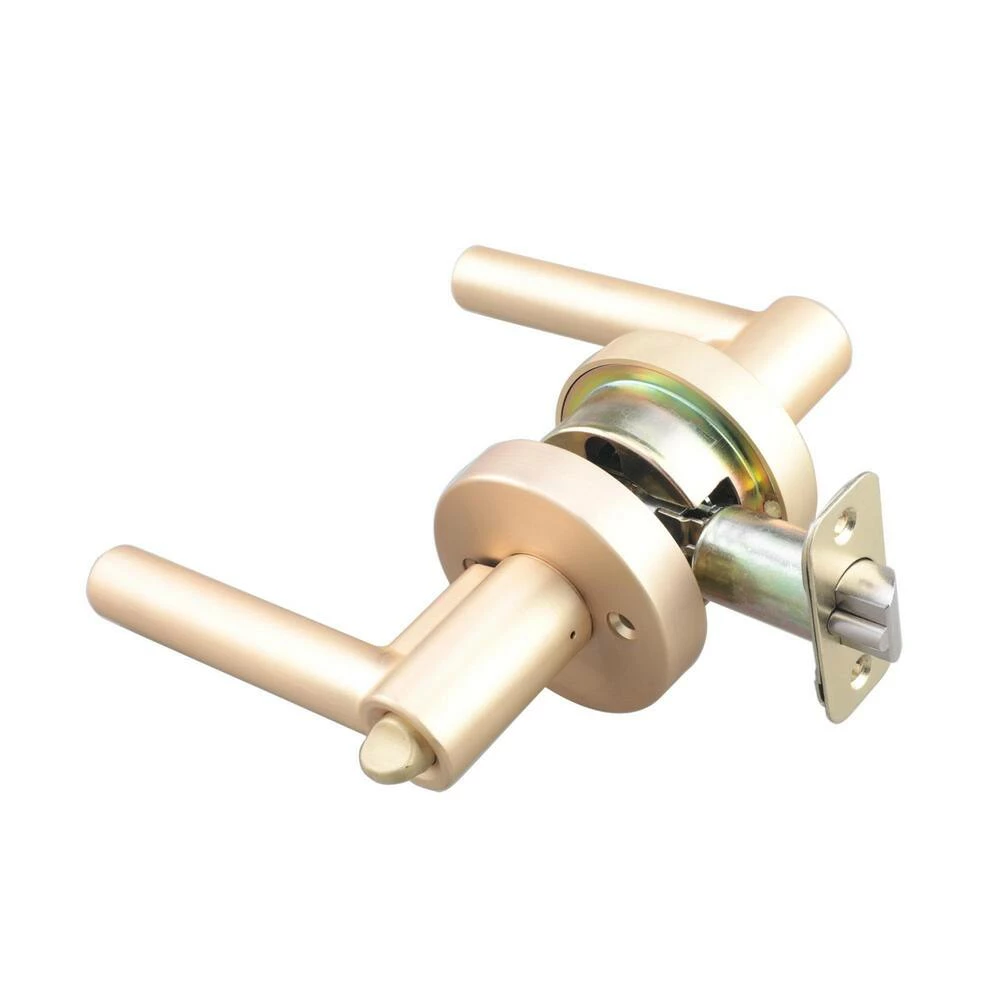 Brand new ๐ฅฐ Premier Round Rod Lever Entrance Door Lock in Brushed Gold ๐ 4 Brand new ๐ฅฐ Premier Round Rod Lever Entrance Door Lock in Brushed Gold ๐ - Image 2