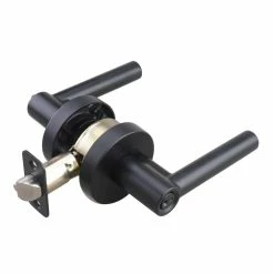 Best deal 😉 Premier Round Rod Lever Entrance Door Lock in Matte Black 🎁