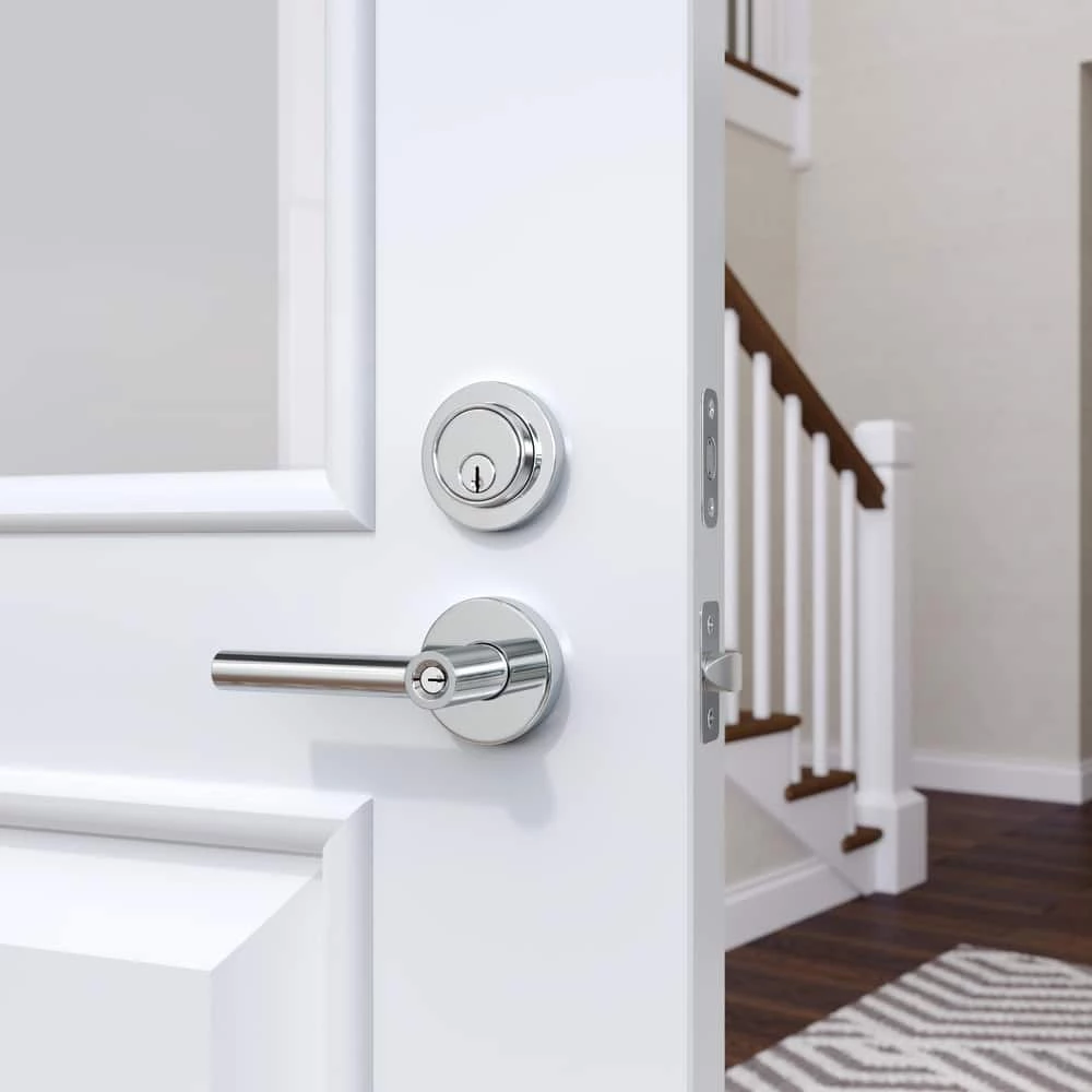 Deals ๐ฅฐ Premier Round Rod Lever Entrance Door Lock in Polished Chrome ๐ฅ 6 Deals ๐ฅฐ Premier Round Rod Lever Entrance Door Lock in Polished Chrome ๐ฅ - Image 4