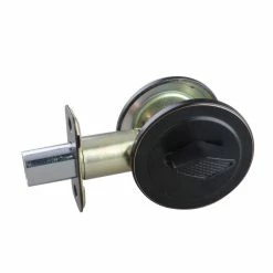 Brand new 🛒 Deadbolt Lock Single Sided Full Bore in Oil Rubbed Bronze 😍 -Hardware Resources Sales Query 454