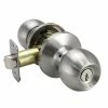 New 🤩 Ball Knob Entrance Lock in Satin Nickel 🔥 1 New 🤩 Ball Knob Entrance Lock in Satin Nickel 🔥 -Hardware Resources Sales Query 460