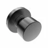 Brand new 😉 Shaker Dummy Knob, Round Rosette in Matte Black 🔔 -Hardware Resources Sales Query 474