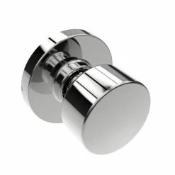 Best deal ⌛ Shaker Dummy Knob, Round Rosette in Polished Chrome ❤️