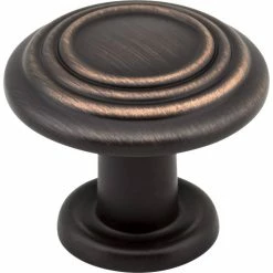 Best Pirce 👍 Hardware Resources Vienna 1-1/4 in. Diameter Spiral Cabinet Knob in Brushed Oil Rubbed Bronze with One Screw ✔️