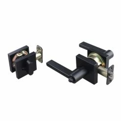Budget 🧨 Premier Flat Bar Lever Entrance Door Lock & Deadbolt in Matte Black 😍 -Hardware Resources Sales Query 492