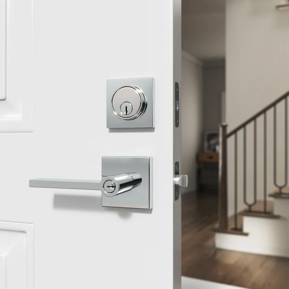 Brand new ๐ Premier Flat Bar Lever Entrance Door Lock in Polished Chrome ๐ 6 Brand new ๐ Premier Flat Bar Lever Entrance Door Lock in Polished Chrome ๐ - Image 4