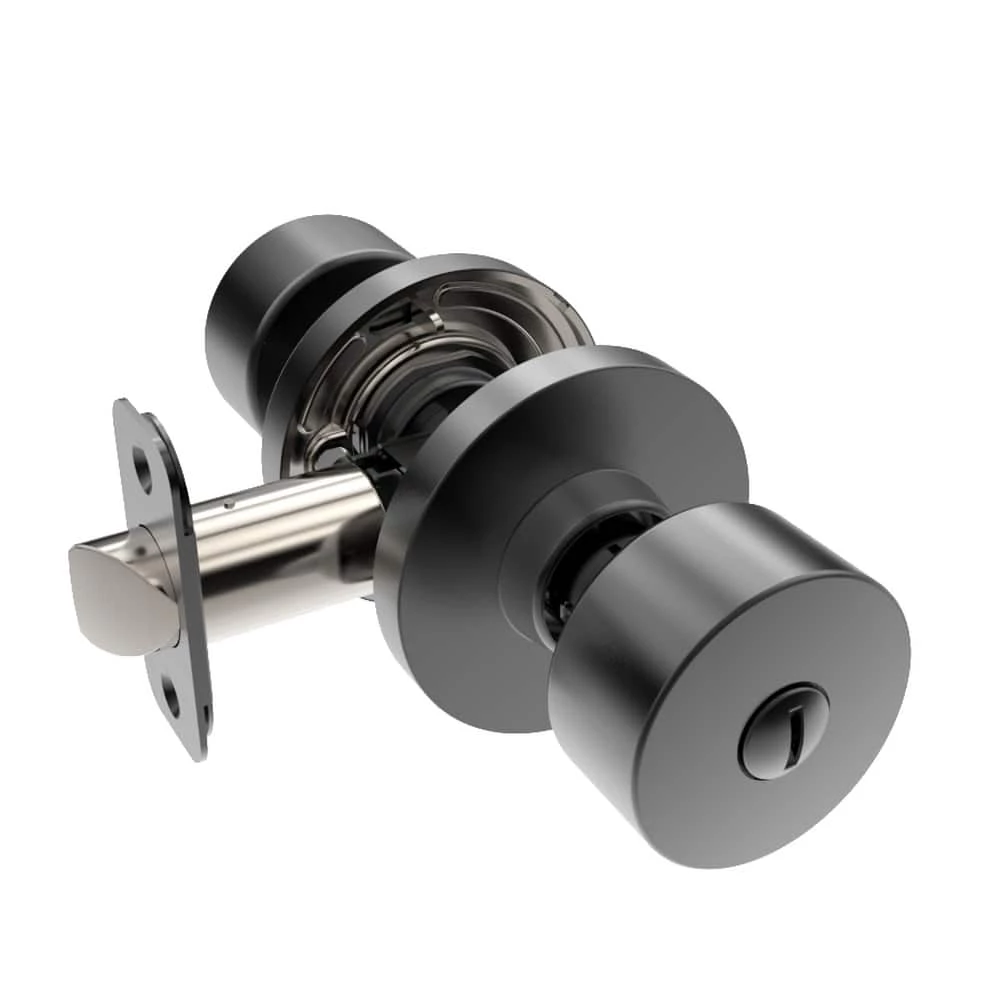 Flash Sale ๐ Shaker Knob Privacy Door Lock, Round Rosette in Matte Black ๐ 3 Flash Sale ๐ Shaker Knob Privacy Door Lock, Round Rosette in Matte Black ๐