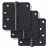 Flash Sale 👍 Westcraft 4 in. Steel Door Hinge in Matte Black (Pack of 3) ⭐ 2 Flash Sale 👍 Westcraft 4 in. Steel Door Hinge in Matte Black (Pack of 3) ⭐ -Hardware Resources Sales Query 542